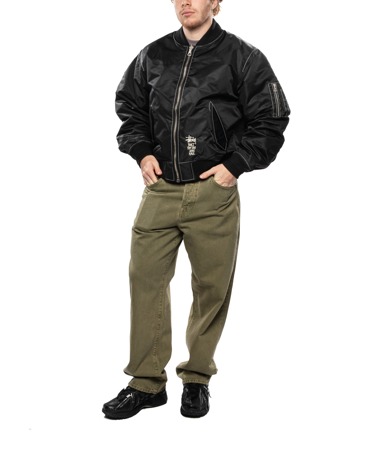 Built Bomber Reversible Jacket Black - 2