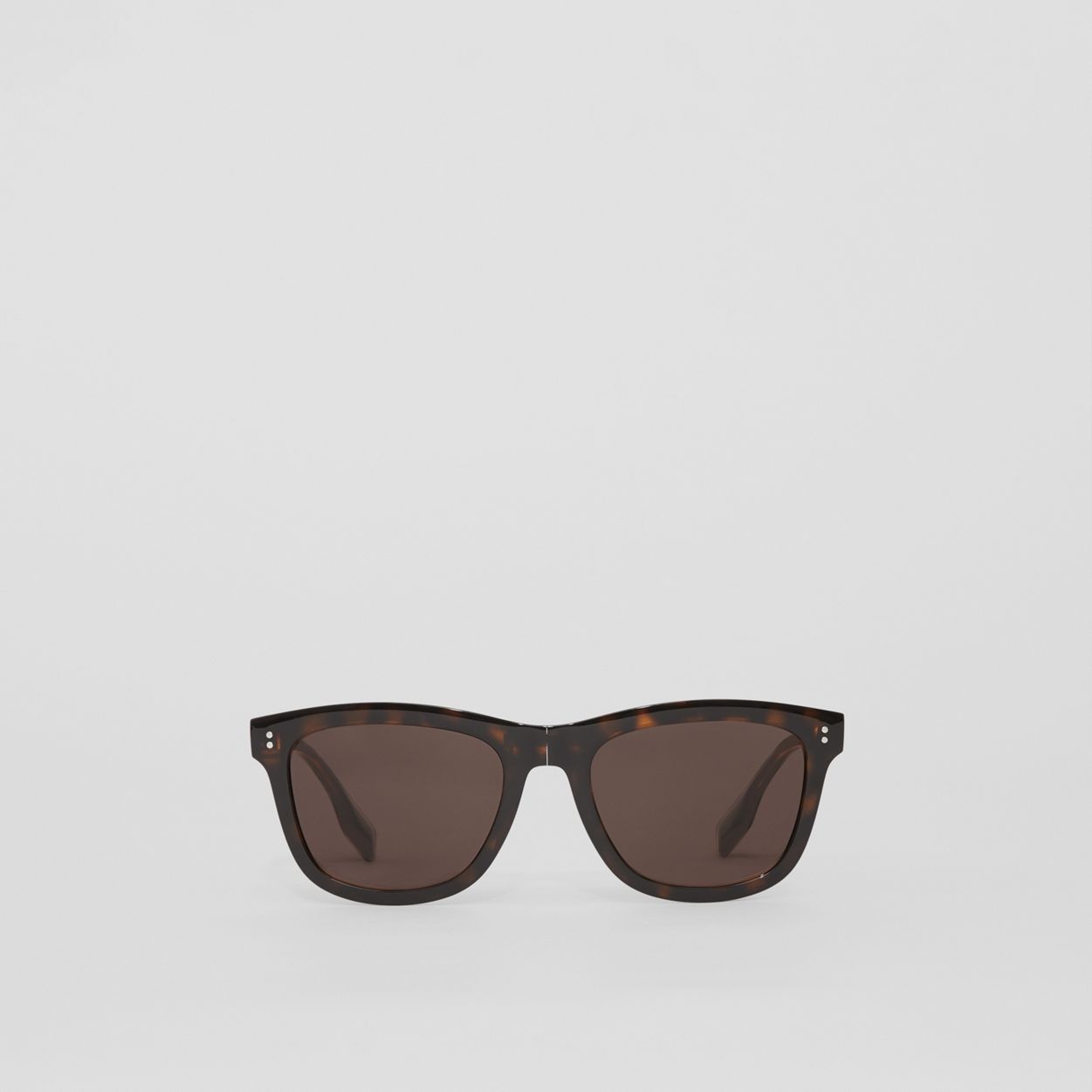 Logo Detail Square Frame Foldable Sunglasses - 1