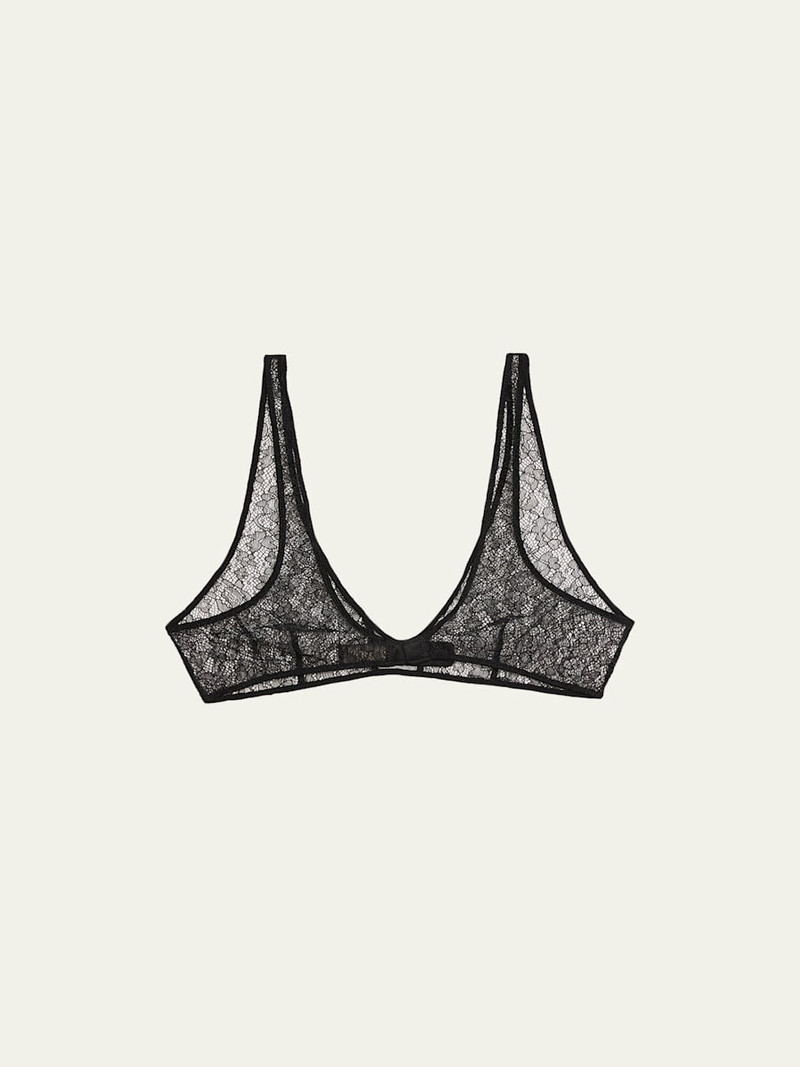 KIKI DE MONTPARNASSE Petite Fleur Wireless Floral Lace Bra outlook