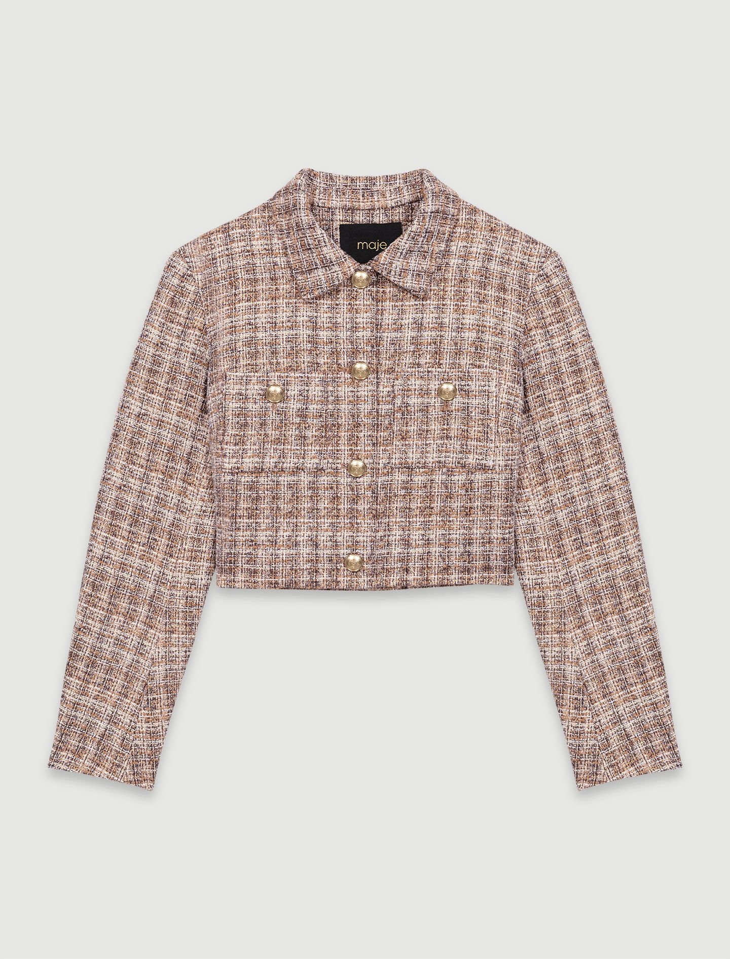 Short tweed jacket - 1