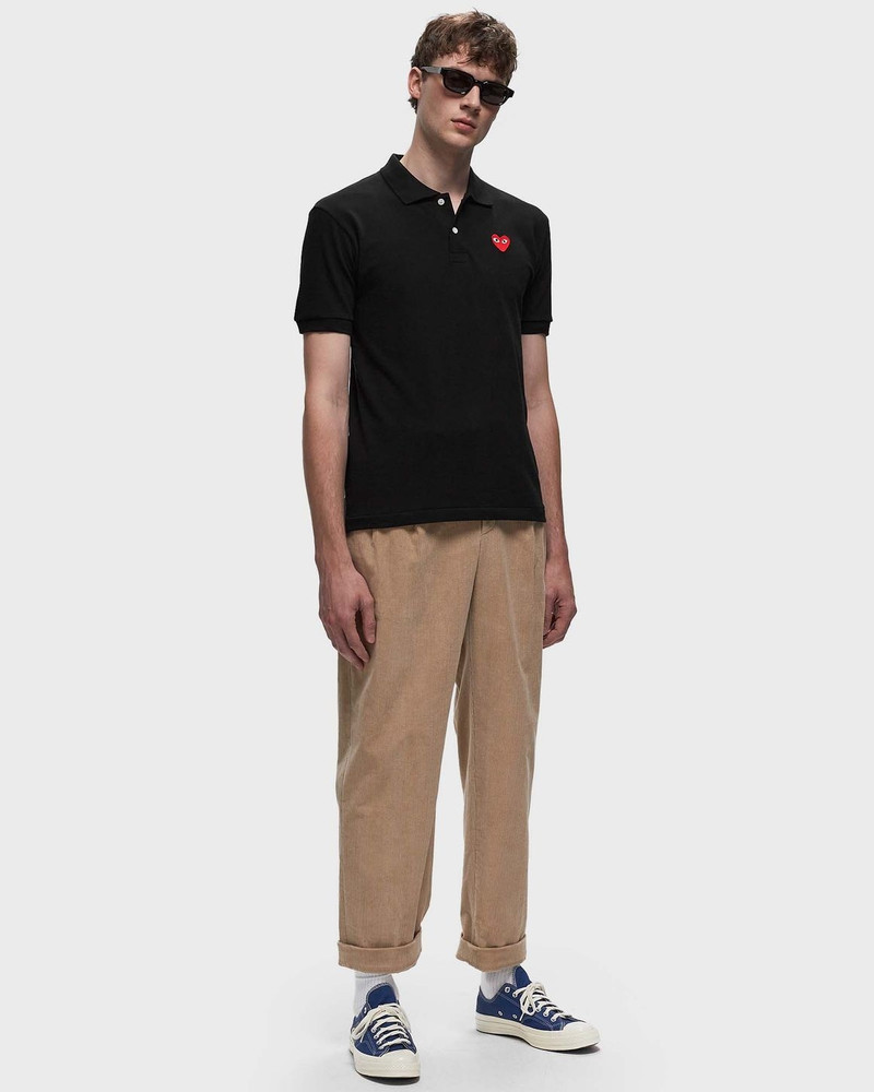 Comme des Garçons PLAY T-SHIRT RED EMBLEM KNIT outlook