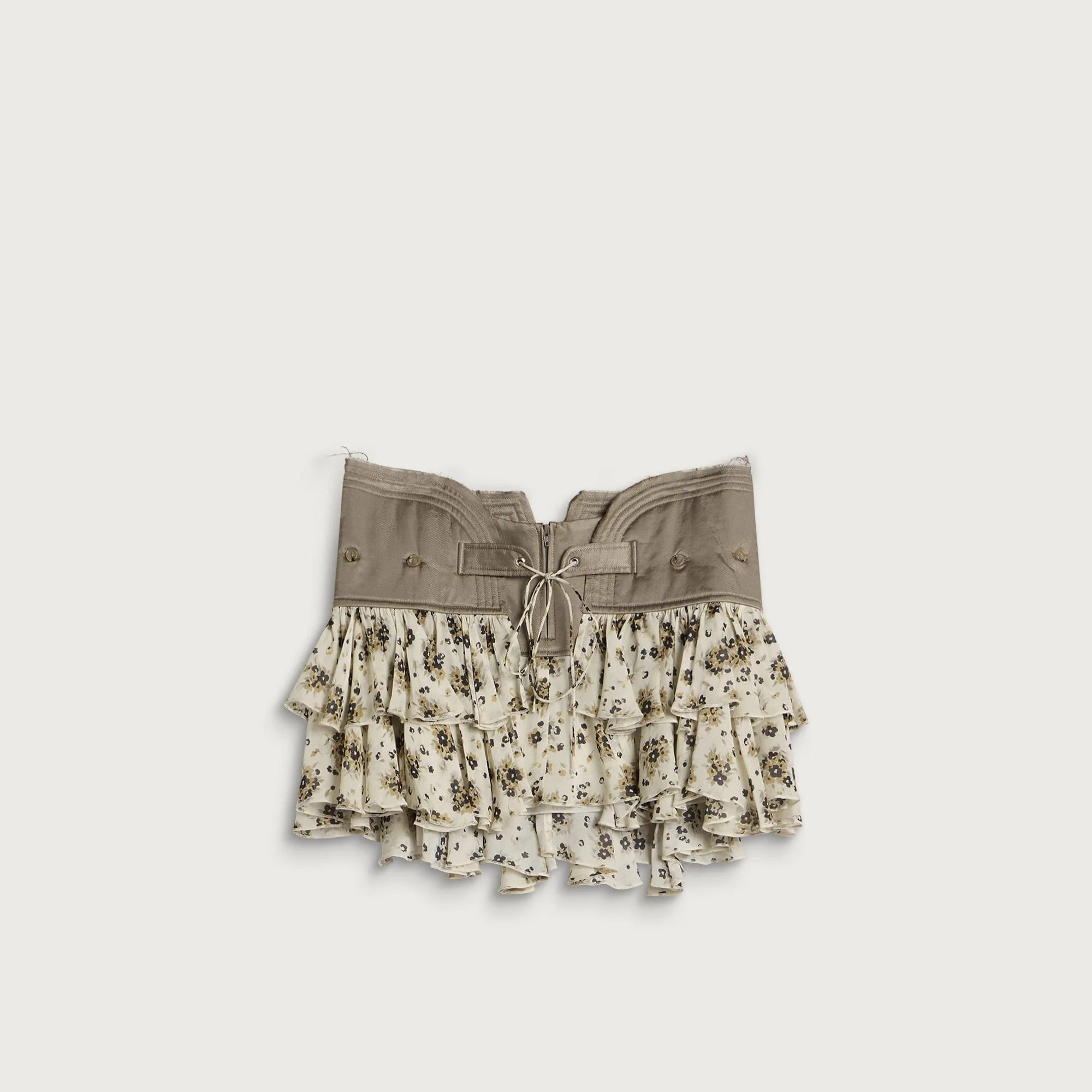 KNWLS SABLE MINI SKIRT - 1
