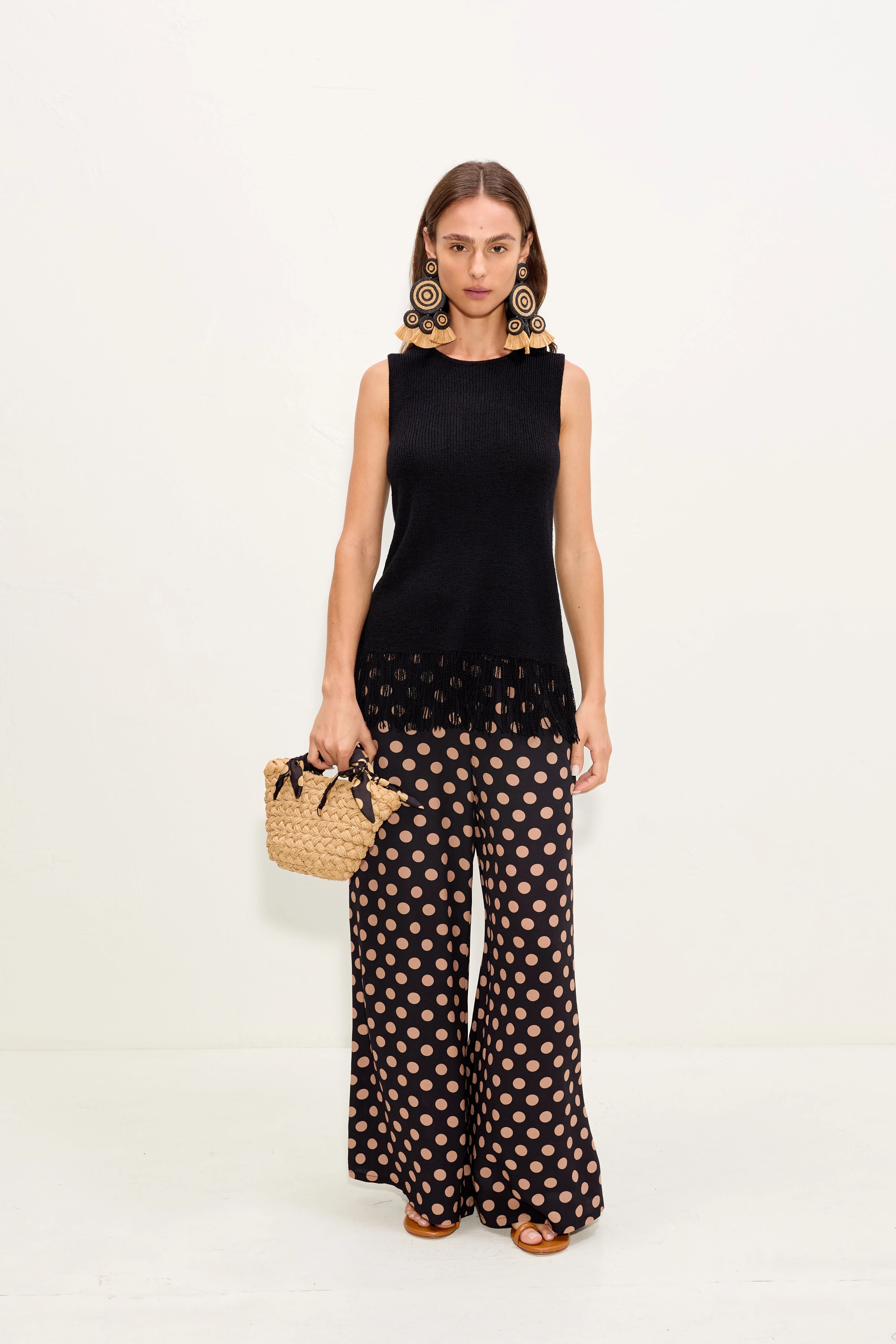 Lisel Knit Top In Black - 1