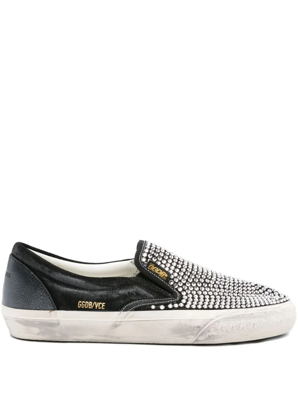 VCE crystal-embellished slip-on sneakers - 1
