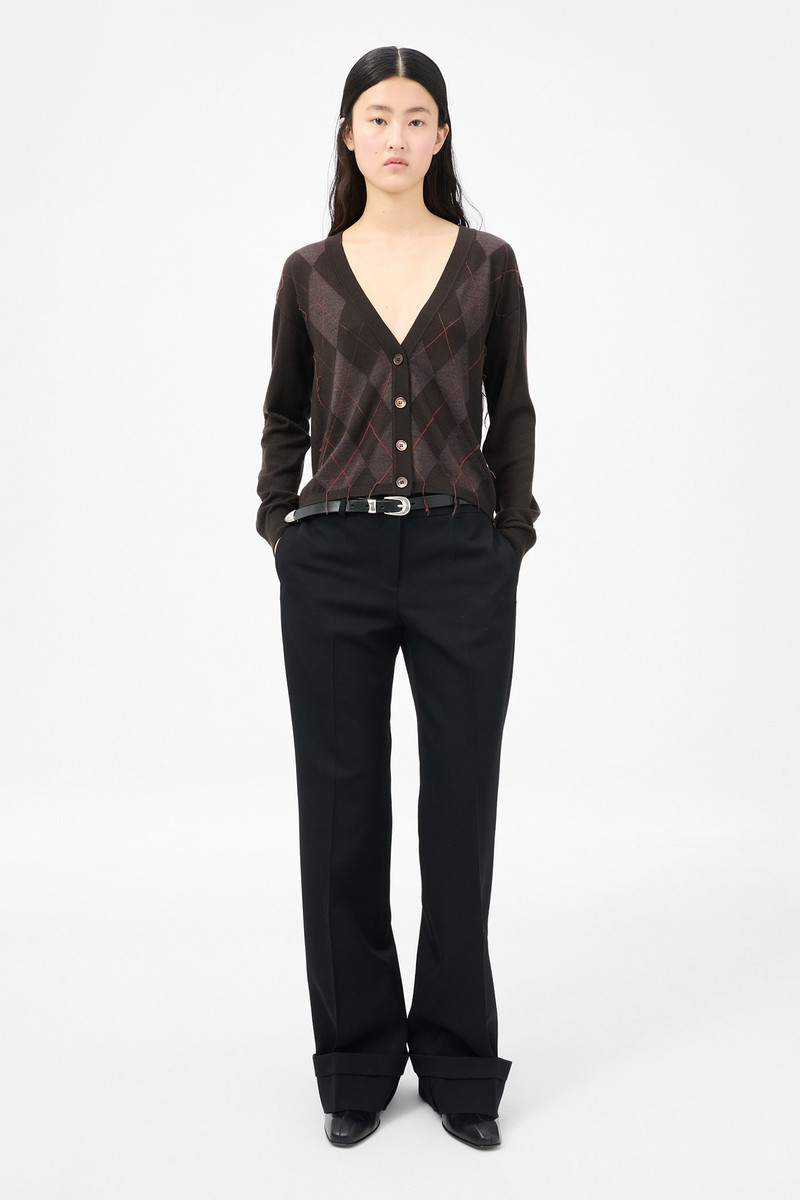 Our Legacy Our Legacy Ivy Cardigan Pub Argyle Fine Wool outlook