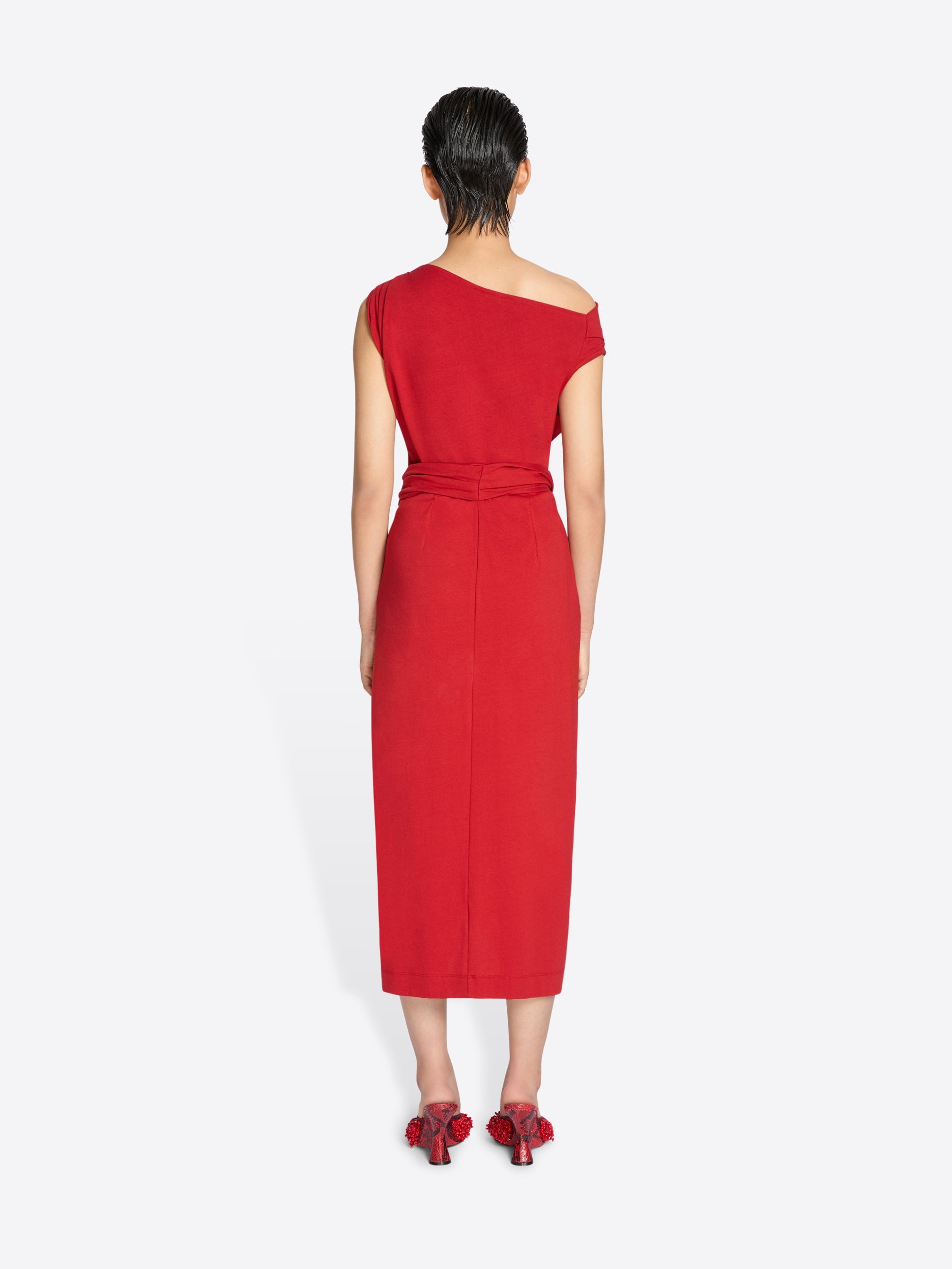 KNOTTED JERSEY SKIRT - 4