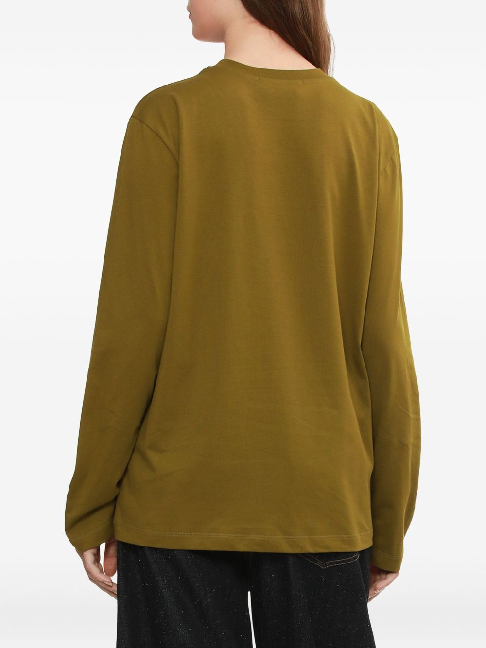 logo-print long-sleeve T-shirt - 4