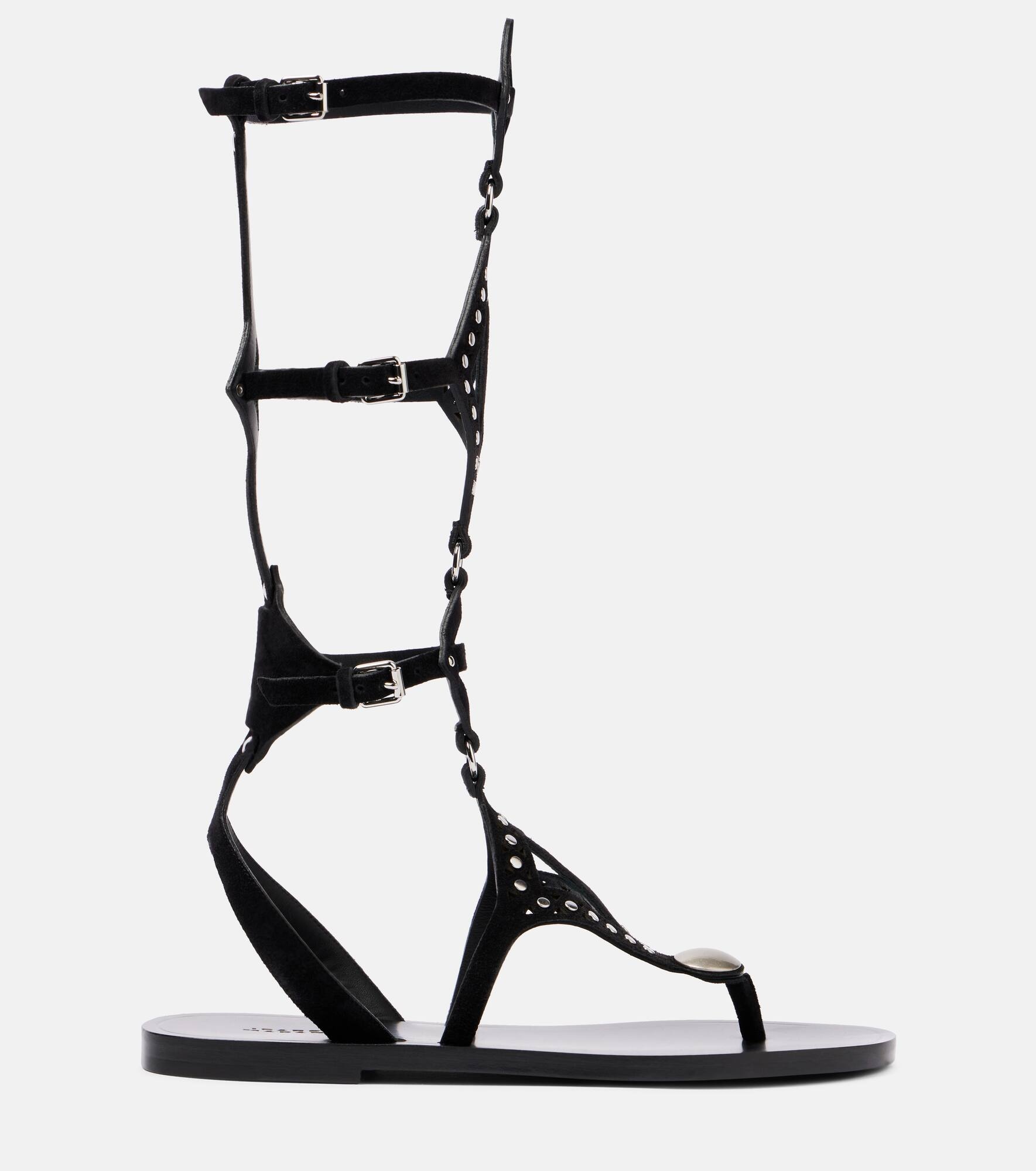 Boham cutout suede gladiator sandals - 4
