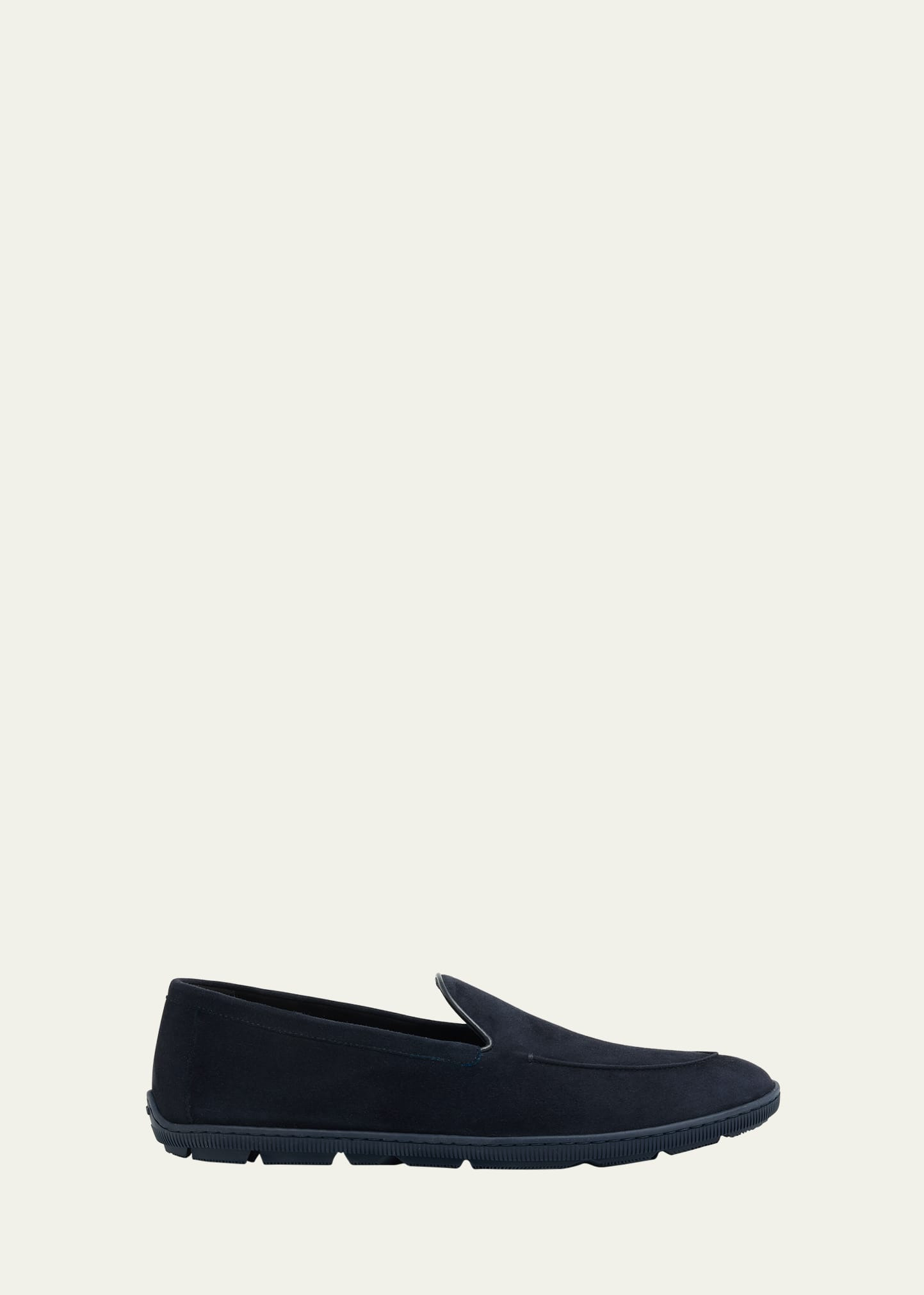 Men's Suede Sneaker Loafers - 1