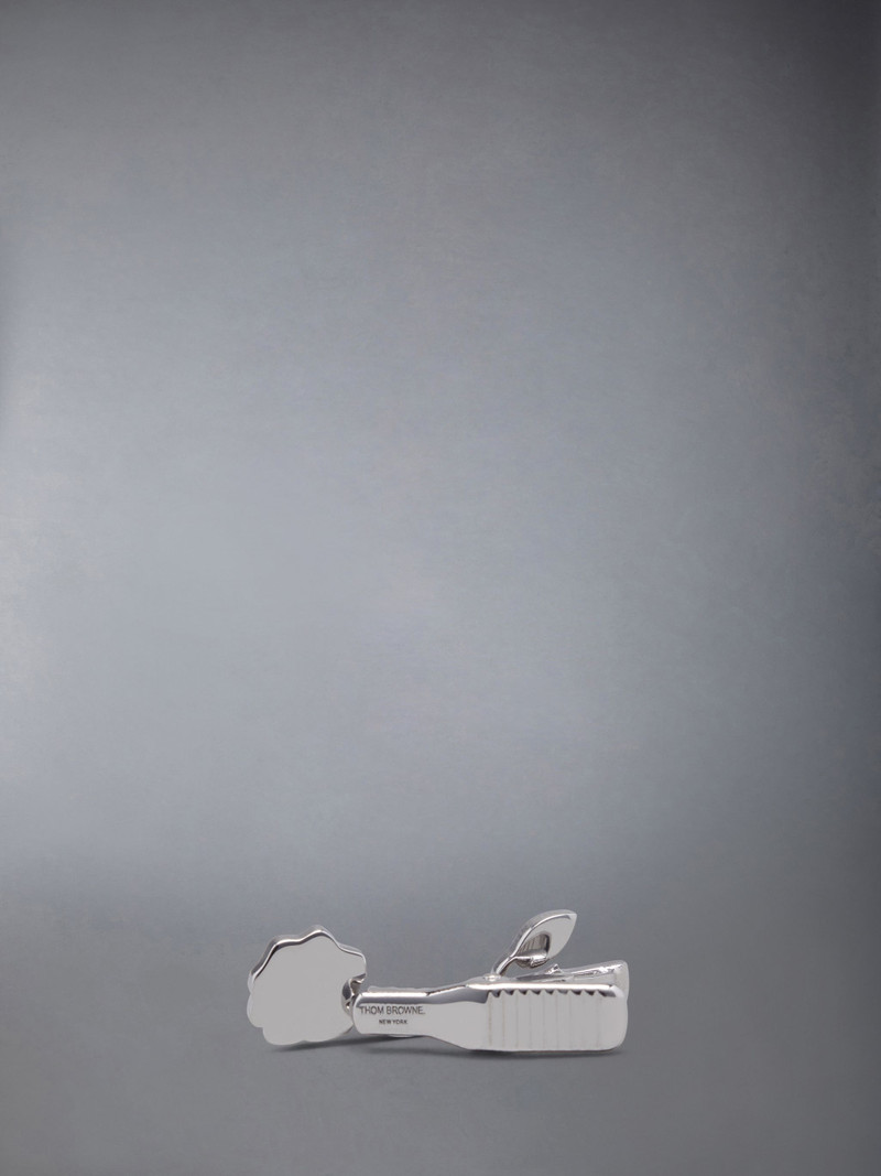 Brass Rose Icon Tie Bar 3