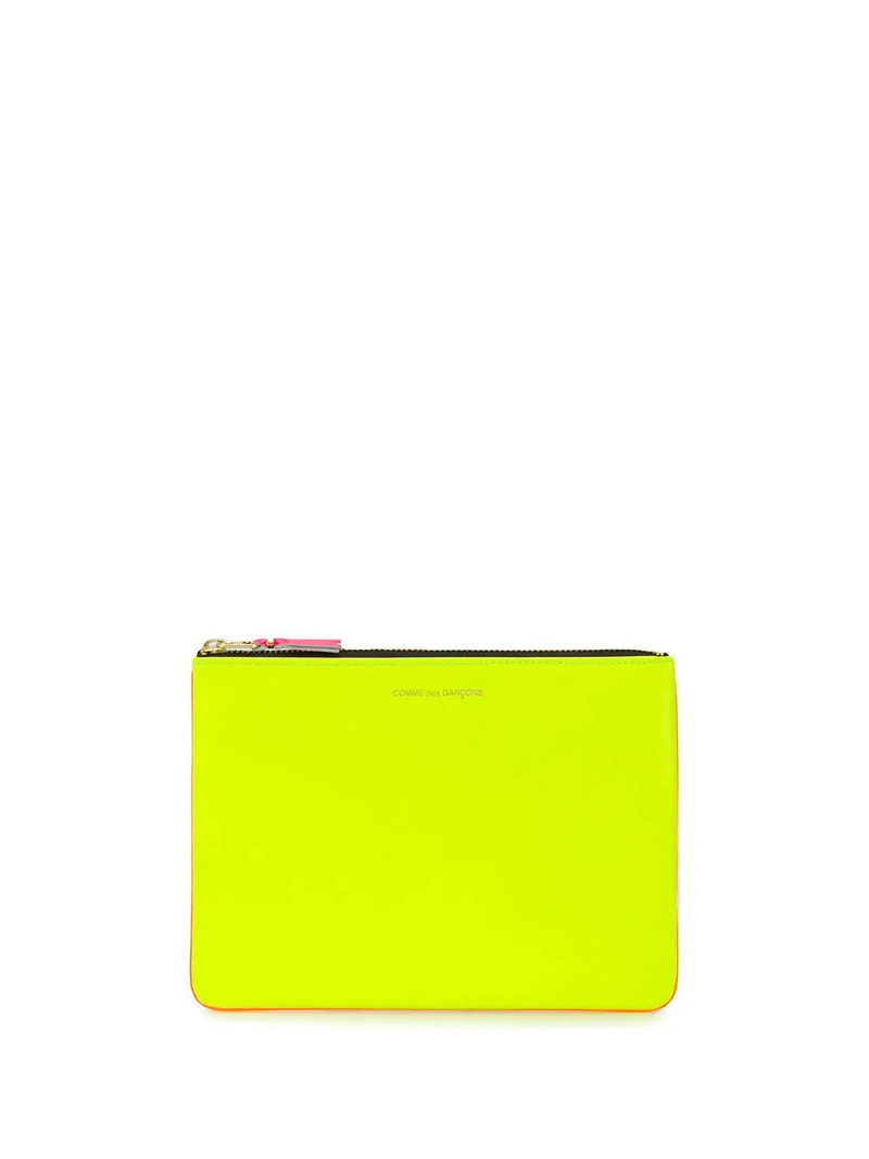 colour-block zipped wallet 1