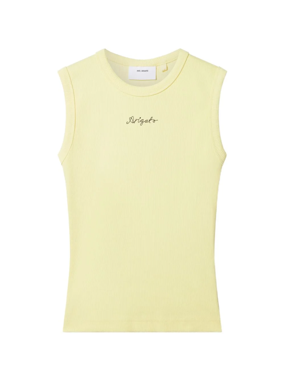 ribbed scoop-neck tank top - 1