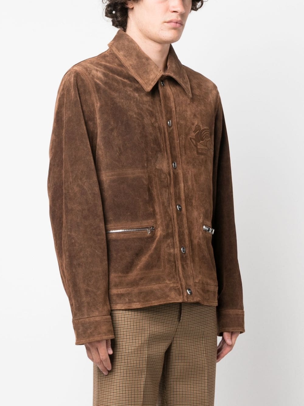 suede shirt jacket - 3