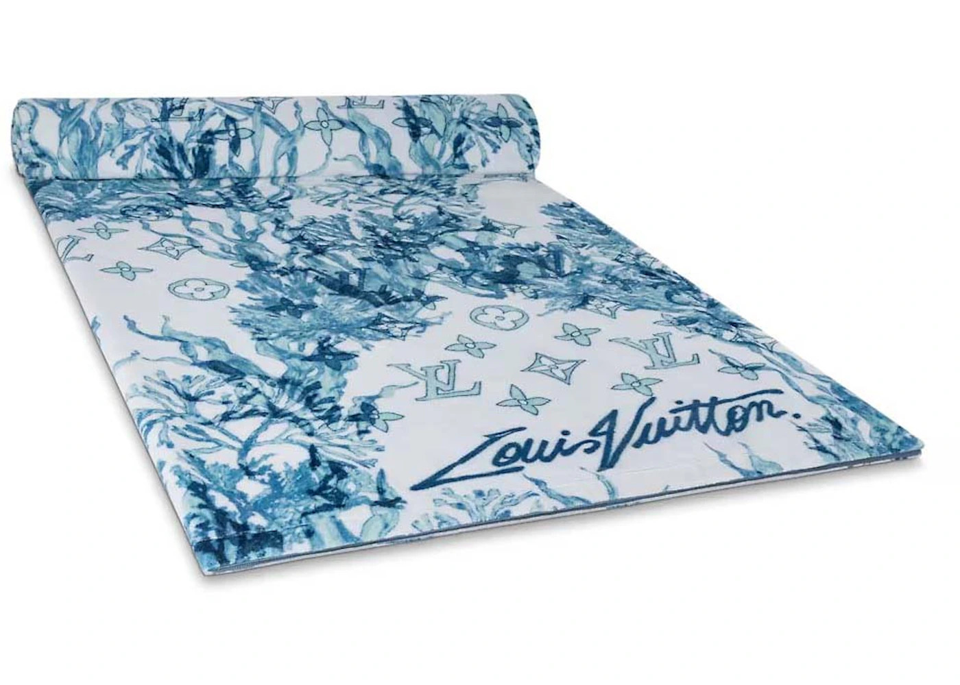 Louis Vuitton Monogram Aquagarden Beach Towel Blue - 2