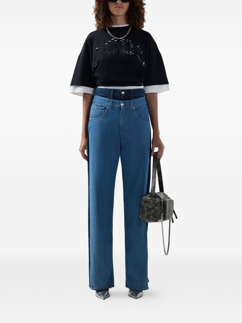 GCDS perforated layered T-shirt outlook