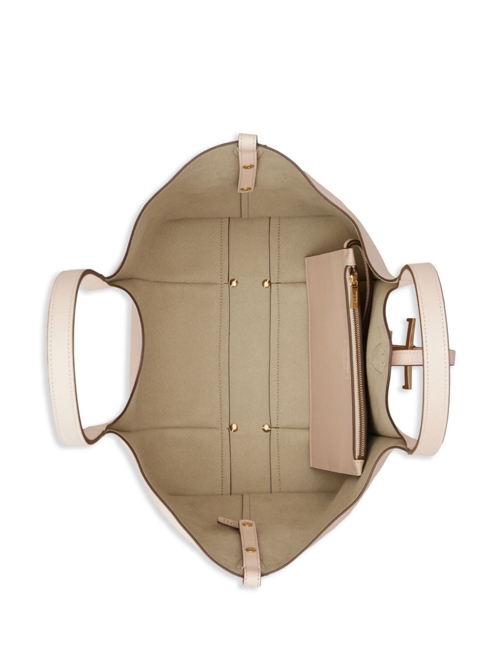 T Timeless leather tote bag - 3