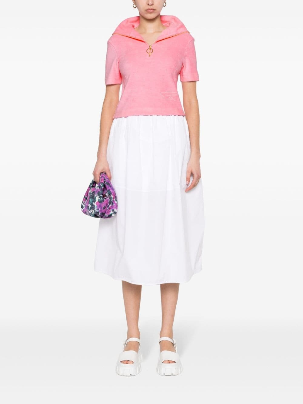 terry-cloth cotton polo shirt - 2