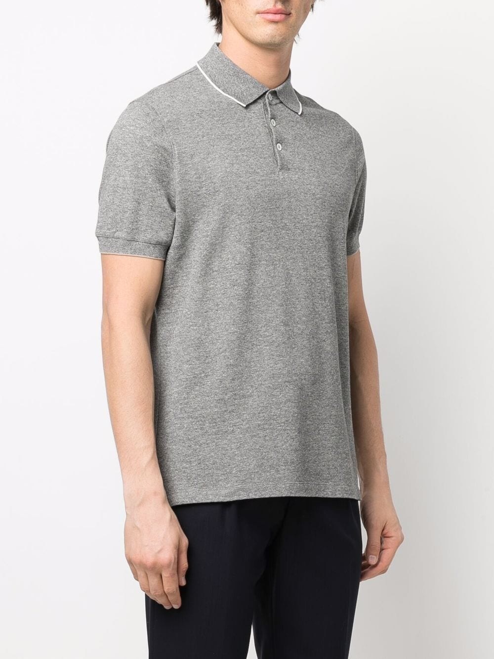 short-sleeved polo shirt - 3