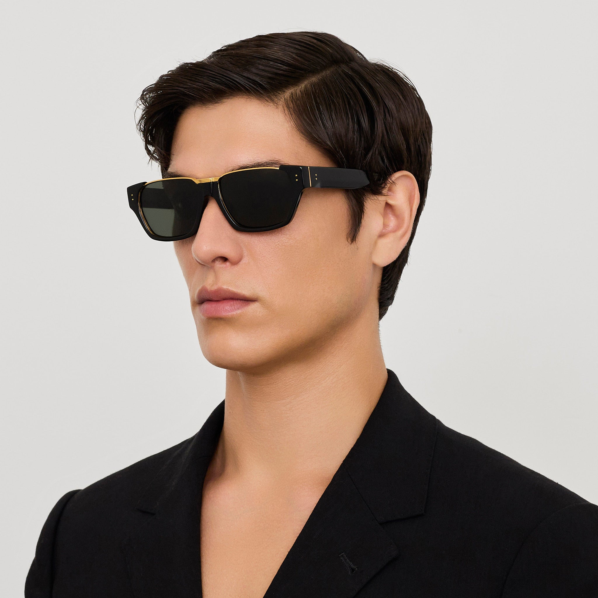 Marcel Sunglasses in Black - 5