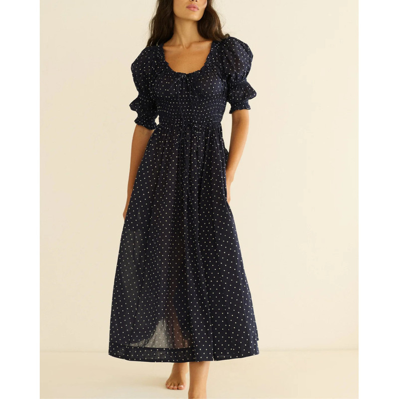 DÔEN Polka Dot Ischia Dress outlook
