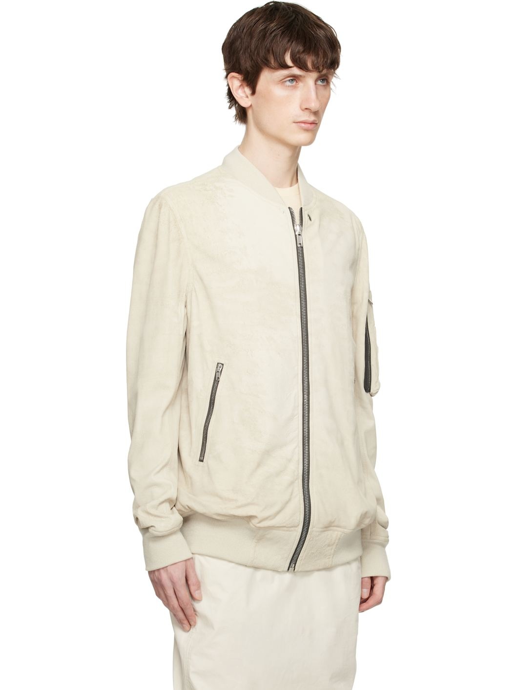 Off-White Hollywood Classic Flight Leather Jacket - 2