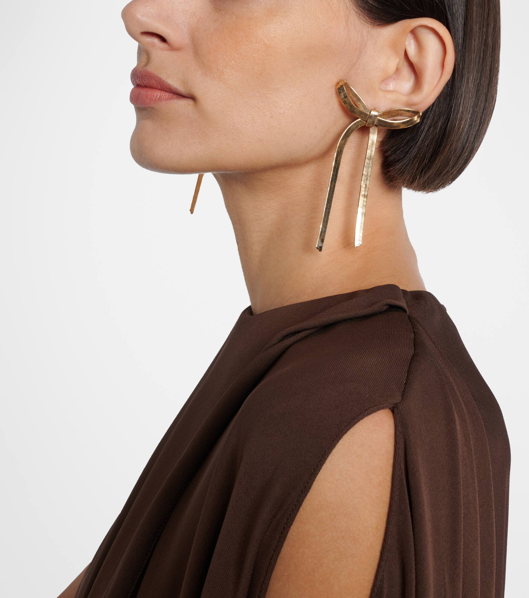 Gretta gold-plated drop earrings - 3