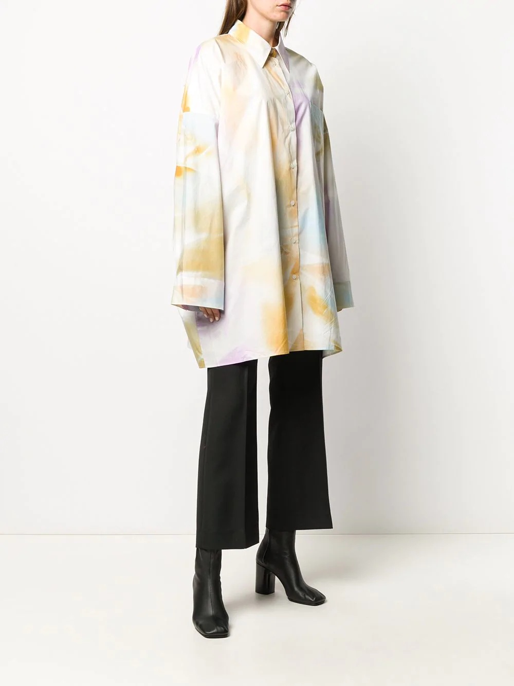 tie-dye oversized shirt - 3