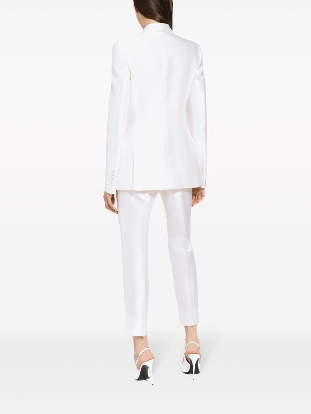 Turlington single-breasted silk blazer - 3