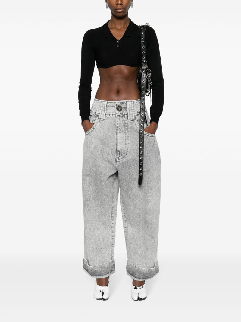 VAQUERA Baby low-rise wide-leg jeans outlook