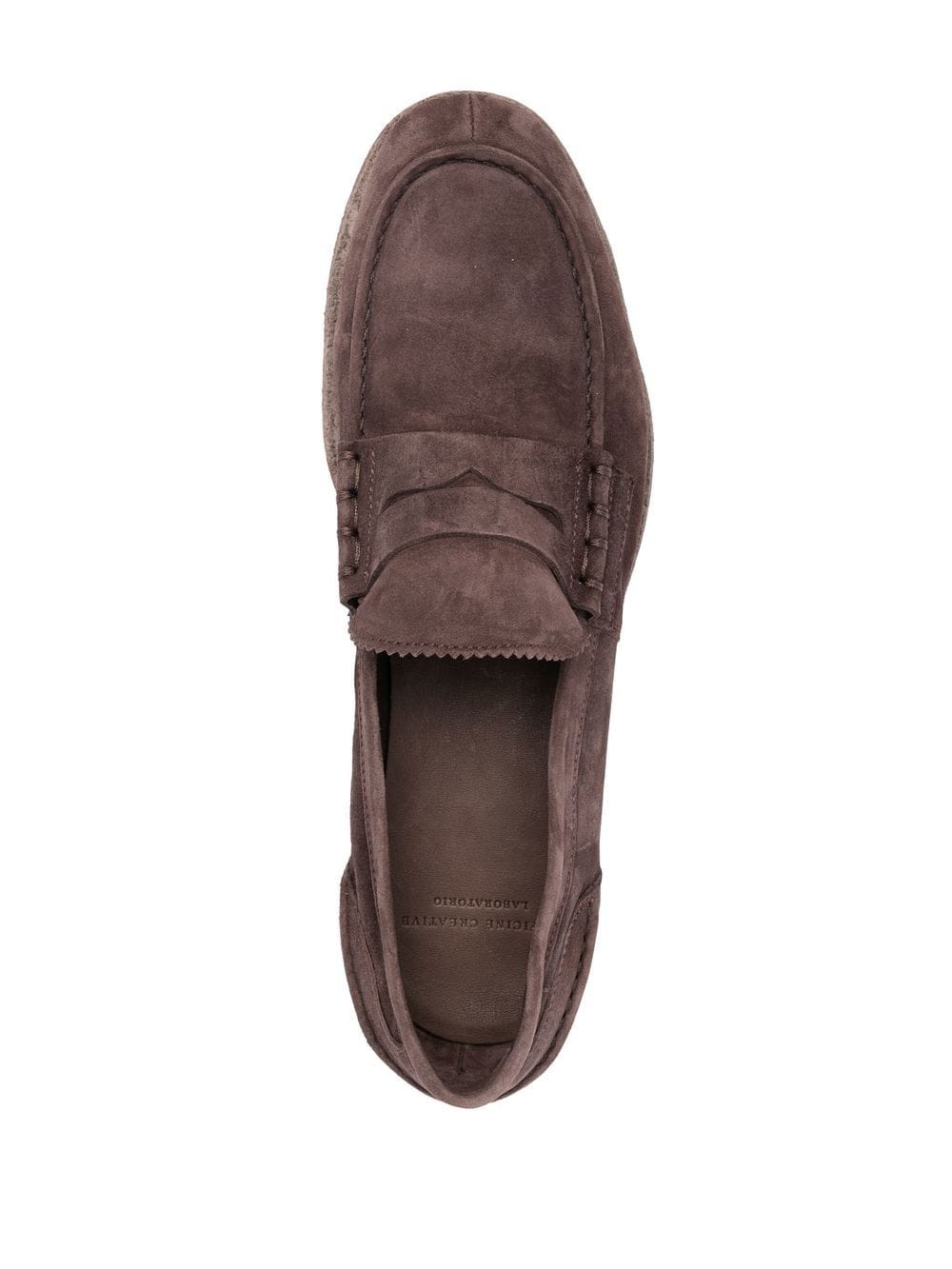 flat suede loafers - 4