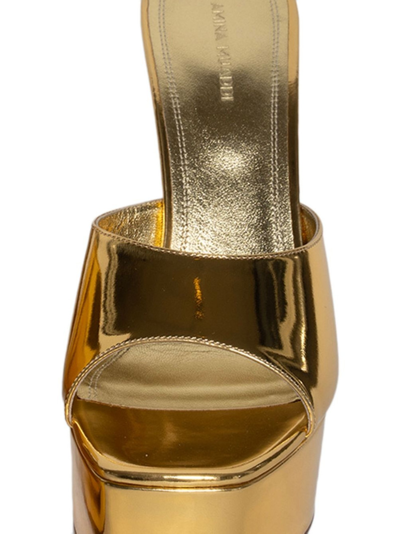 Amina Muaddi 140mm Dalida mules outlook