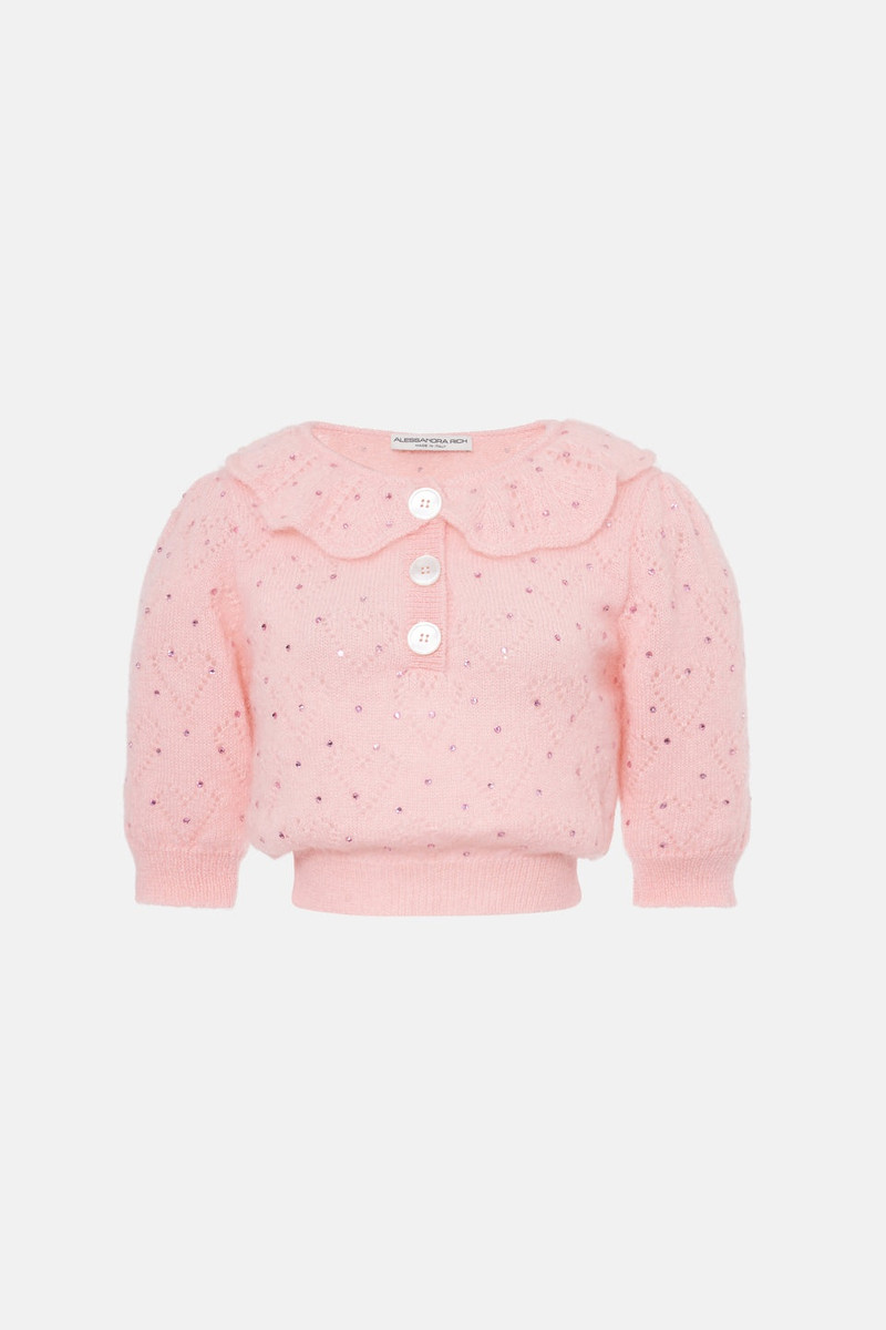KNITTED MOHAIR JUMPER 와 HOTFIX - 1