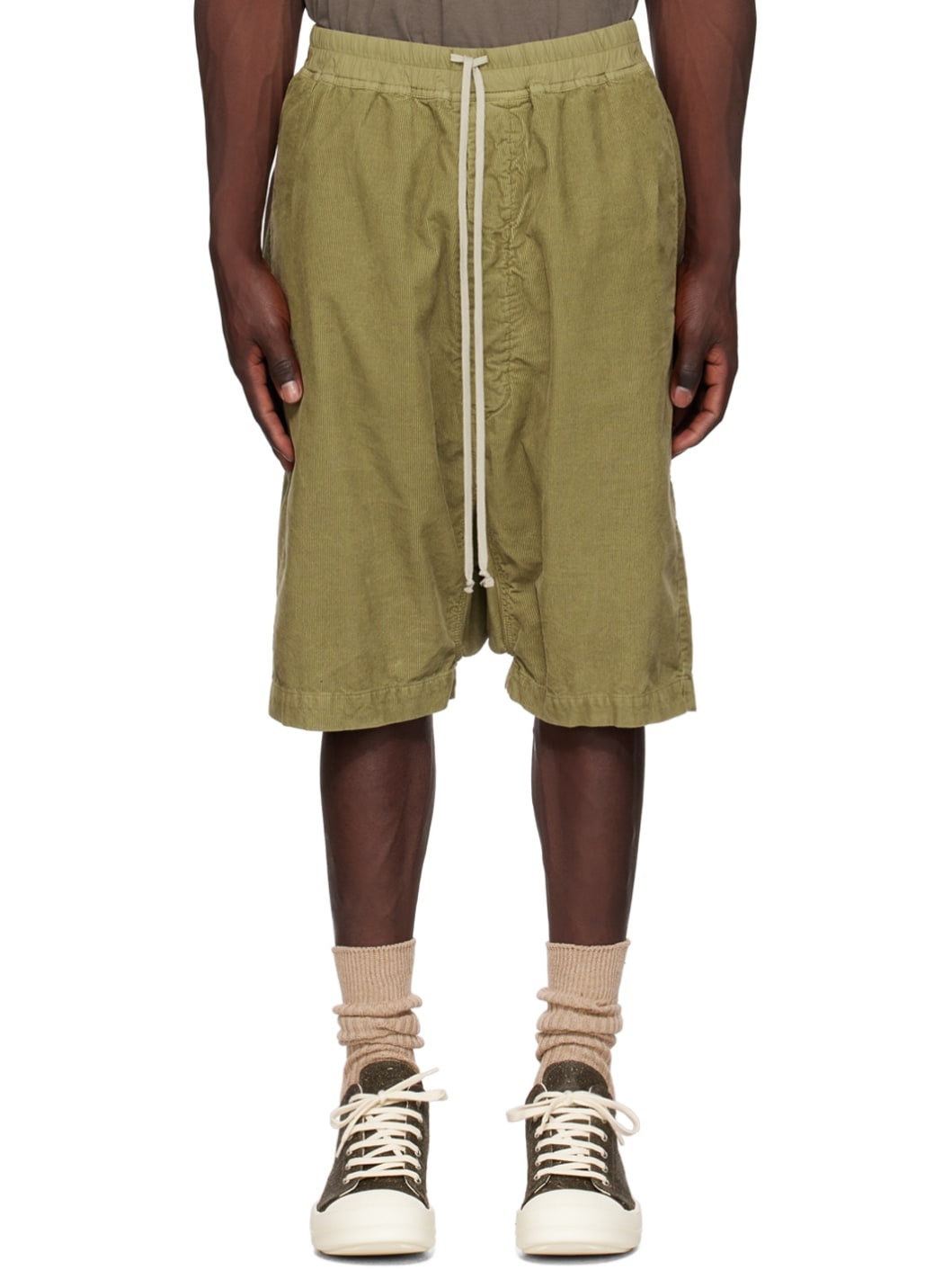 Khaki Pods Shorts - 1