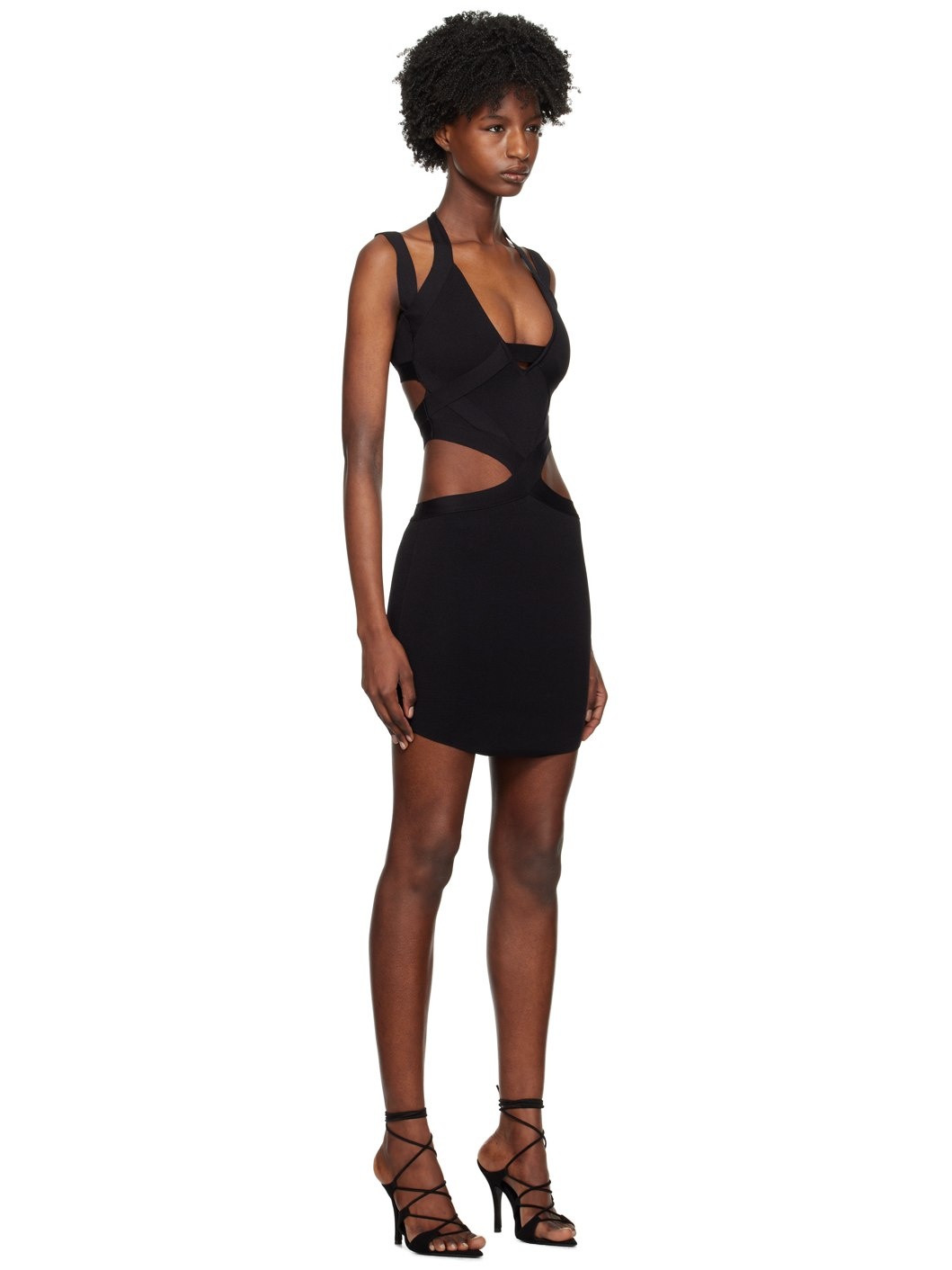 Black Sagua Minidress - 2