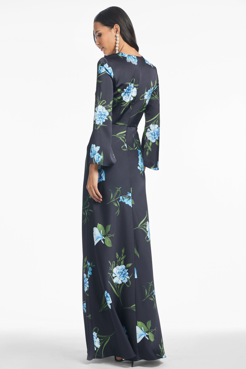 EMBELLISHED ALEX GOWN - NIGHT SKY BLUE OCULATA 5