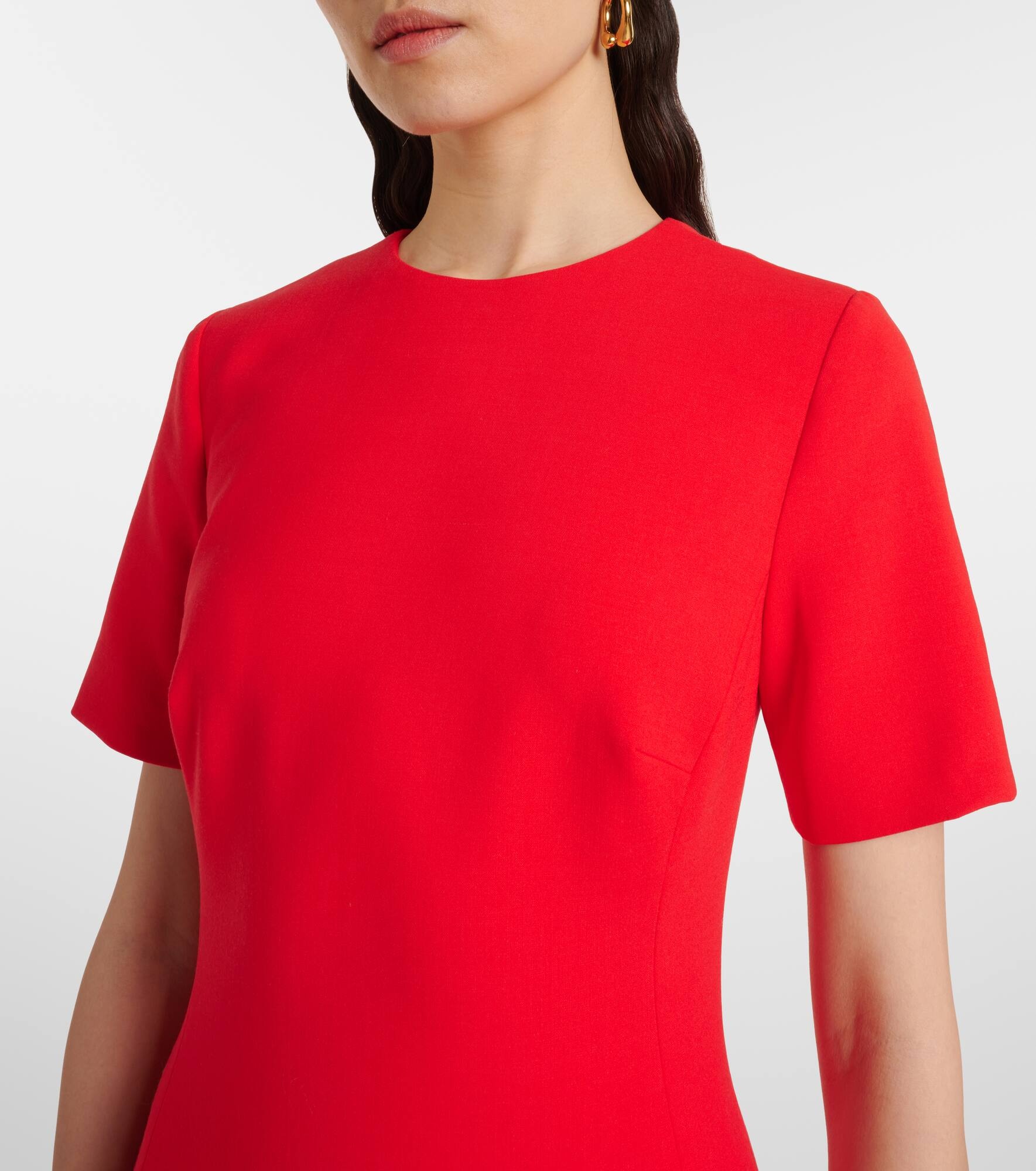 Floral cutout cocktail dress - 4