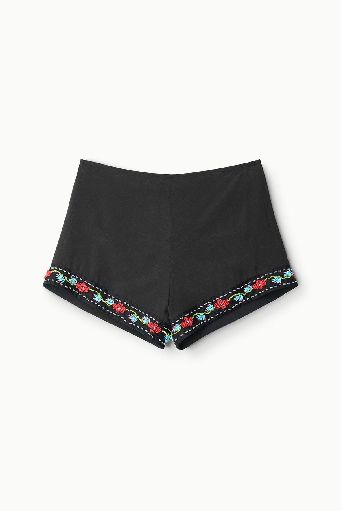 STAUD VON SILK SHORT BLACK - 1