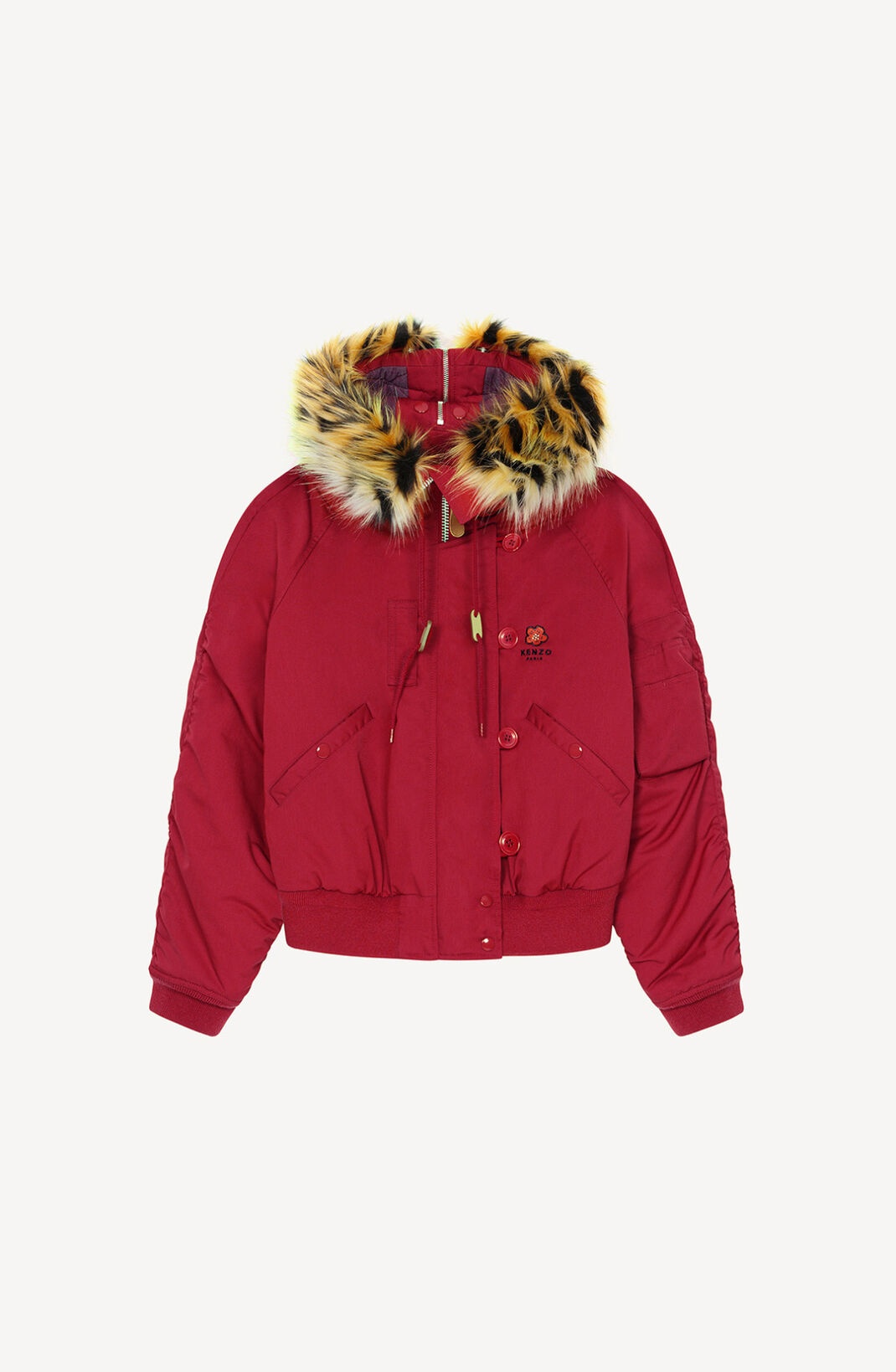 Short hooded parka - 1
