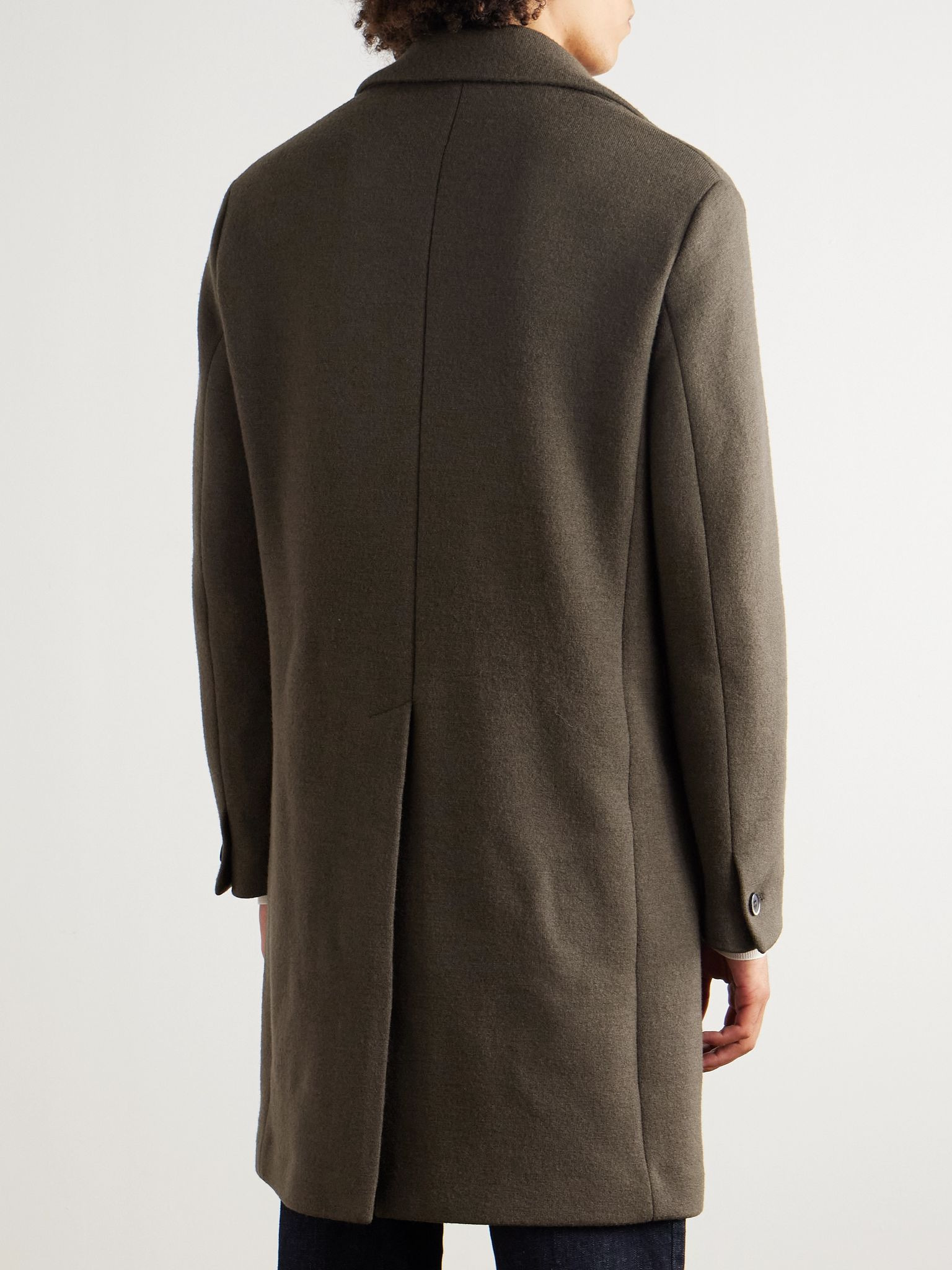 Baron Wool-Blend Coat Brown - 4