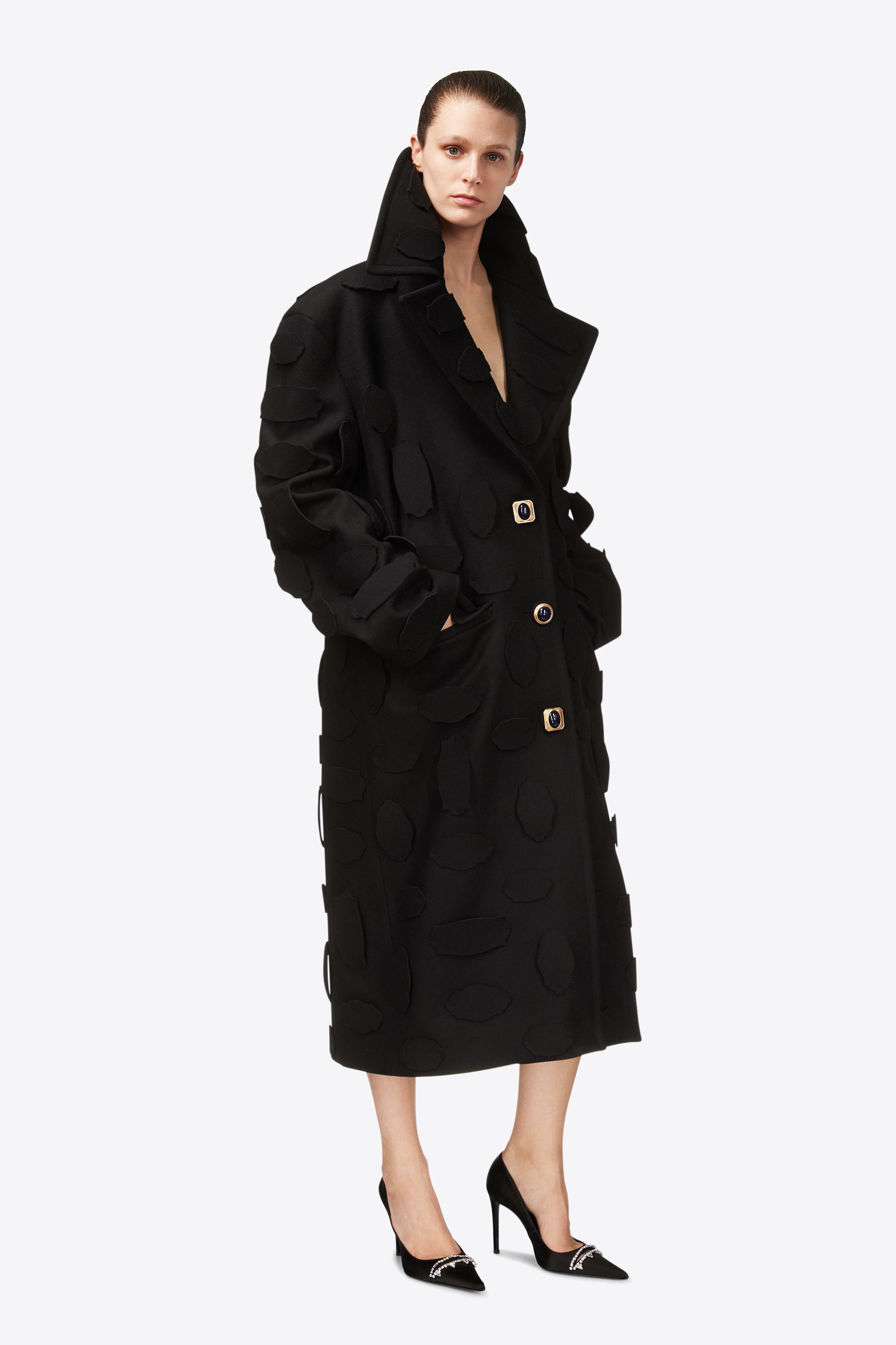NAME PLATE PEACOAT - 5