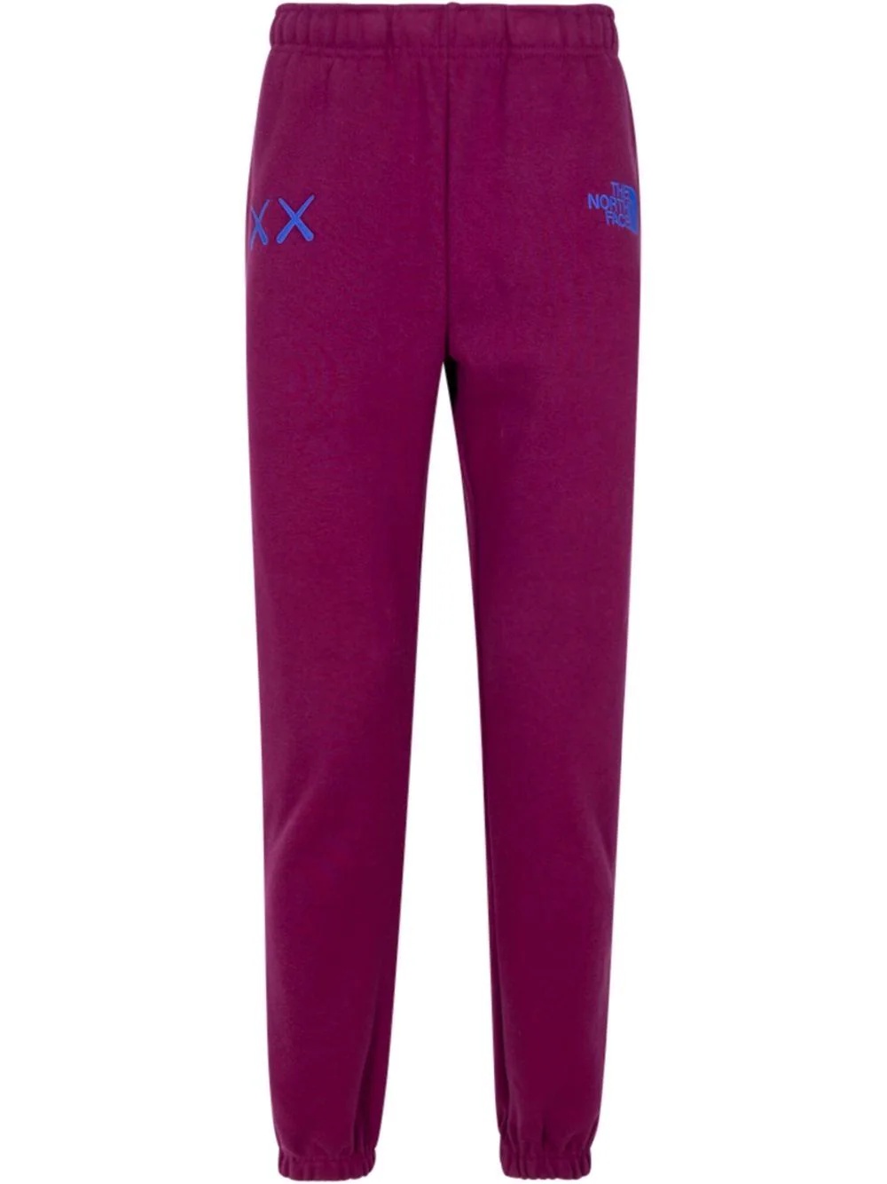 x Kaws logo-embroidered track pants - 1