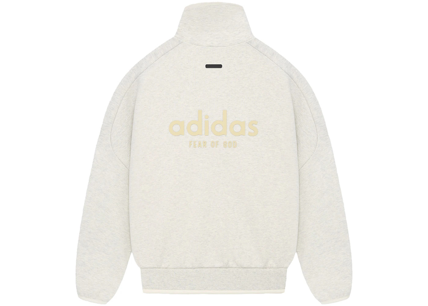 Fear of God Athletics Heavy Fleece Track Jacket Oatmeal Heather - 2