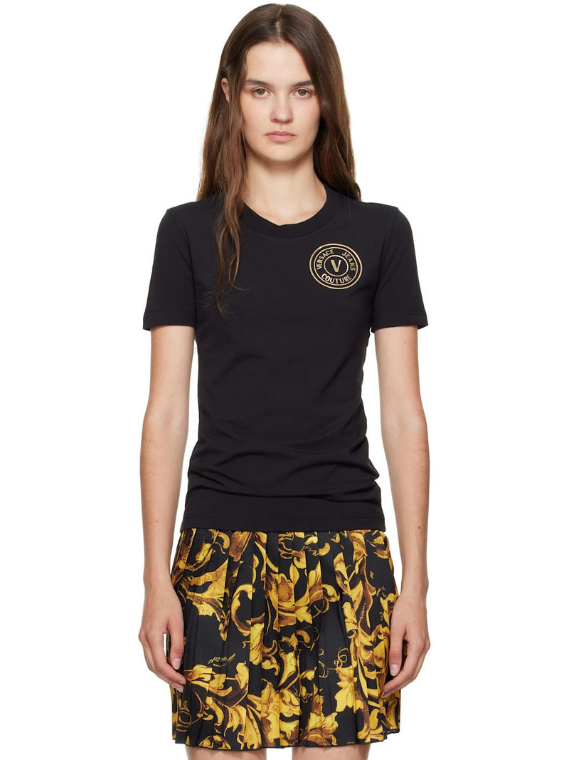 Black Jersey Stretch T-shirt 1