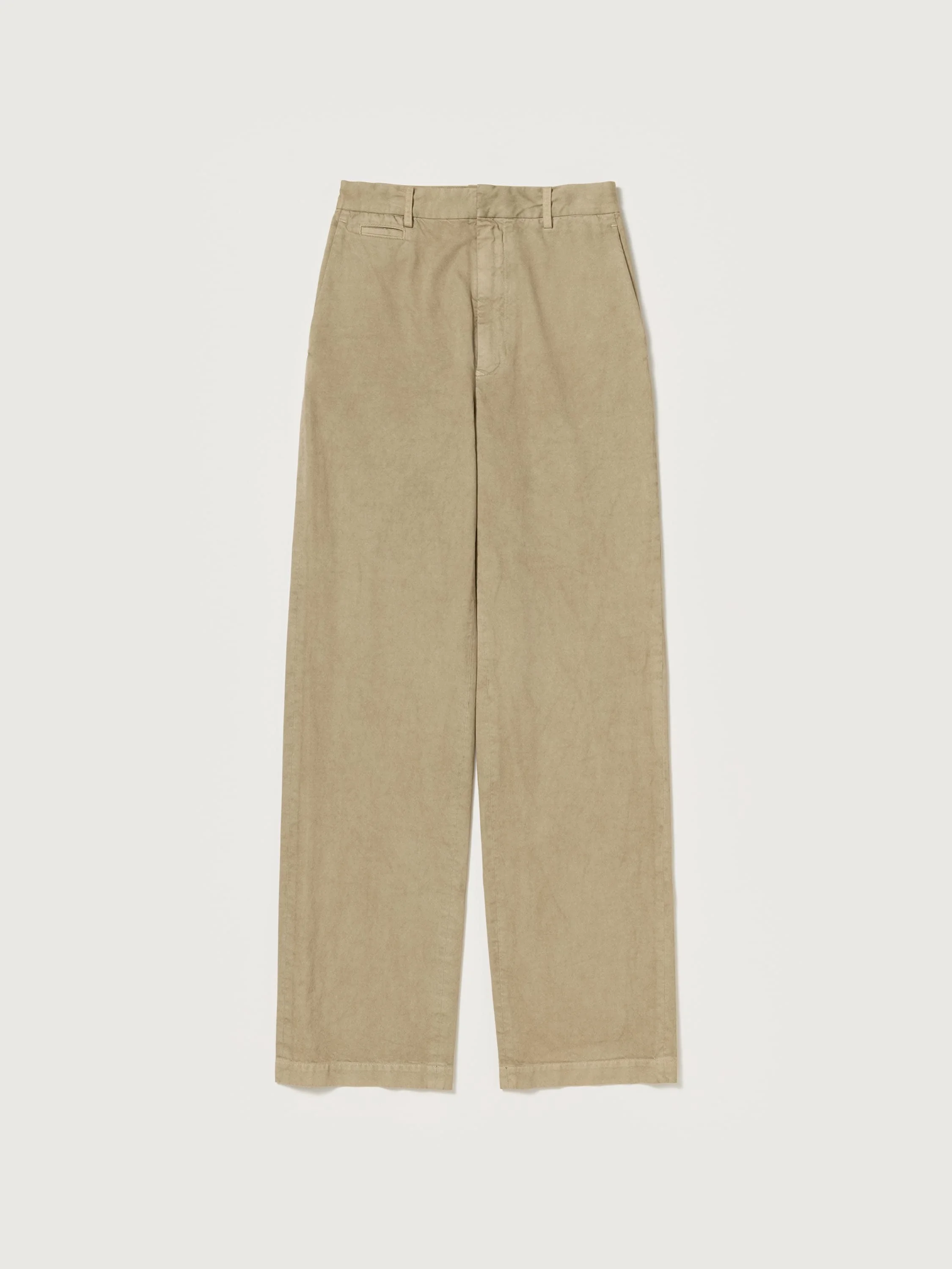 GARMENT-DYED FINX LIGHT CHINO PANTS - 1