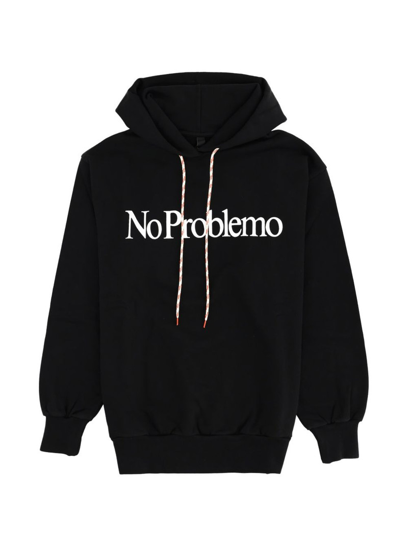 logo drawstring hoodie 1