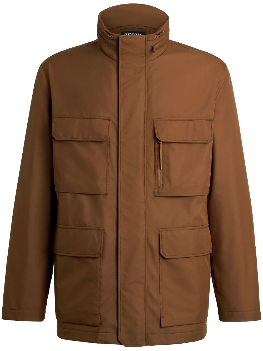 flap-pocket field jacket - 1
