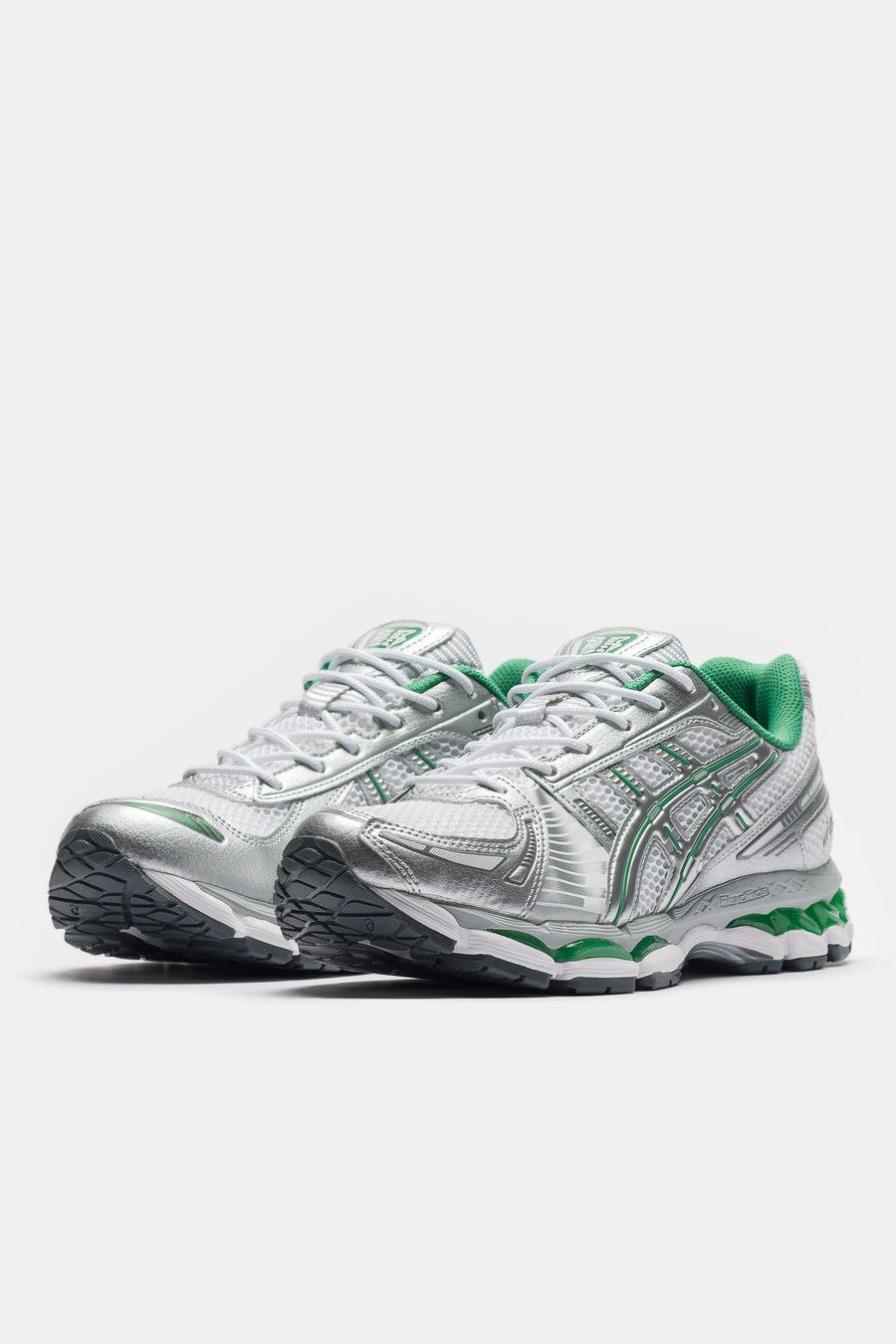 Gel-Kayano 12.1 Sneaker in White/Pure Silver - 2