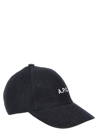 A.P.C. Denim Cap Hats Blue outlook