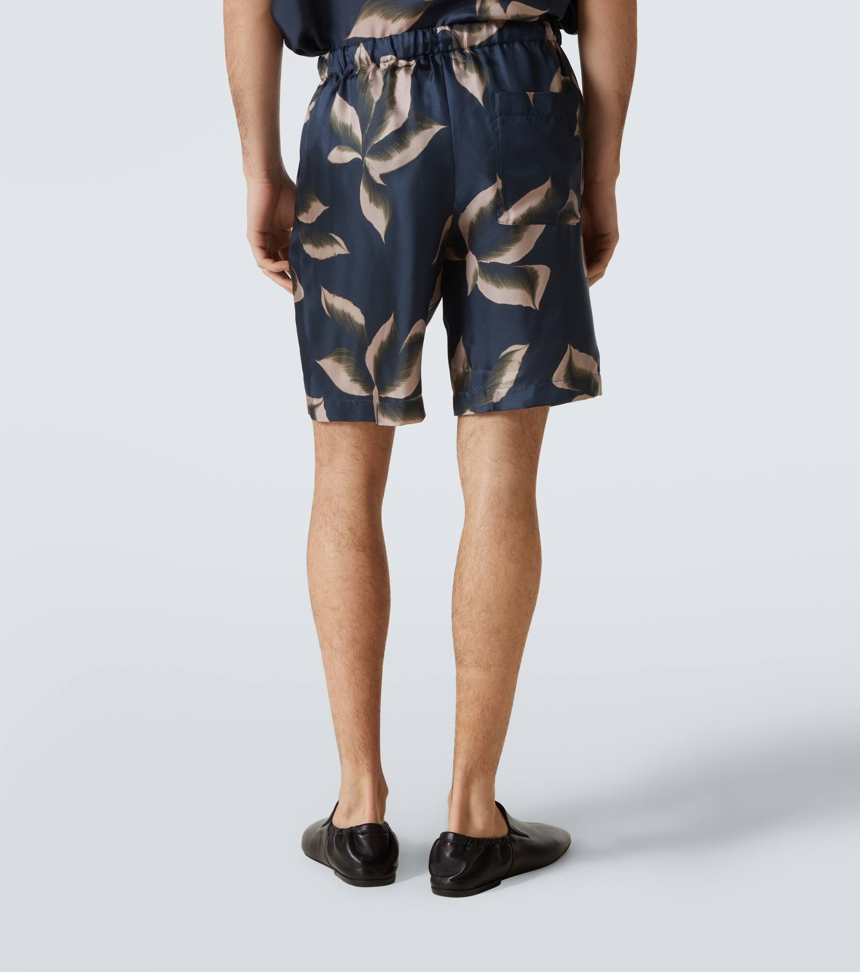 Printed silk shorts - 4