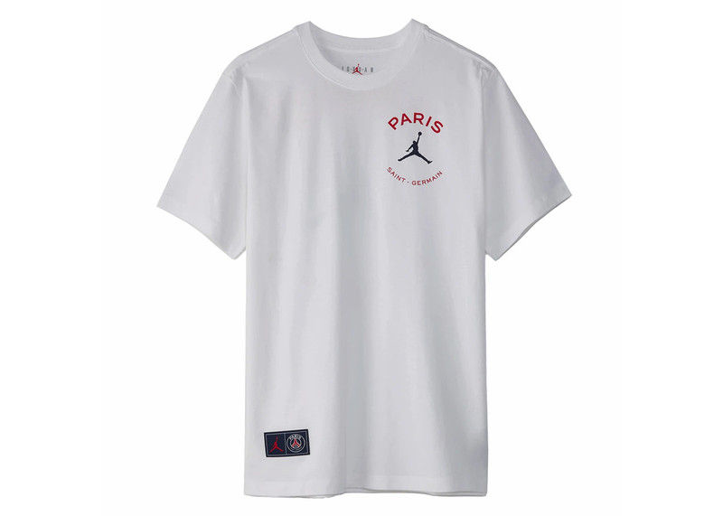 Jordan Jordan Paris Saint-Germain Logo T-Shirt White outlook